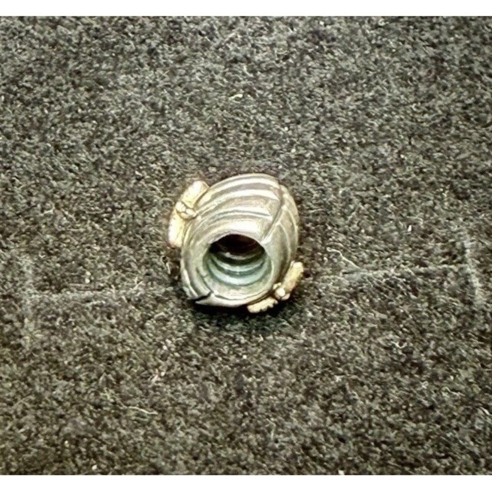 Authentic Pandora SS 925 ALE & 14k SEA SHELL STARFISH Charm 790249 - Retired - Picture 6 of 6